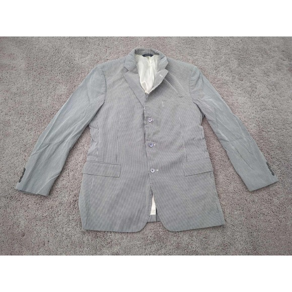 Brooks Brothers Blazer‎ Mens 43L Pin Striped Three Button Pockets